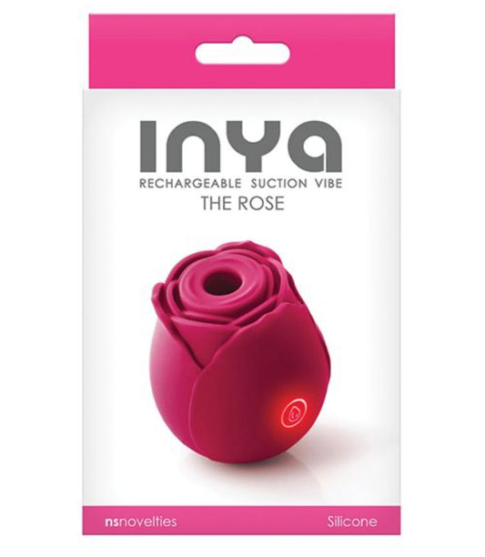 INYA The Rose Rechargeable Suction Vibe - Red